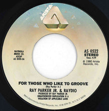 Load image into Gallery viewer, Ray Parker Jr. & Raydio - For Those Who Like To Groove / Can't Keep From Cryin' (7 inch Record / Used)