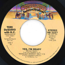 Load image into Gallery viewer, Teri Desario, KC - Yes, I'm Ready / With Your Love (7 inch Record / Used)