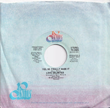 Load image into Gallery viewer, Love Unlimited - Oh Love, Well We Finally Made It / Yes, We Finally Made It (7 inch Record / Used)