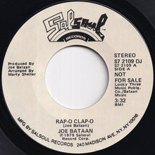 Load image into Gallery viewer, Joe Bataan - Rap-O Clap-O (Stereo) / (Mono) (7 inch Record / Used)
