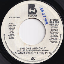 Load image into Gallery viewer, Gladys Knight & The Pips - The One And Only (Stereo) / (Mono) (7 inch Record / Used)