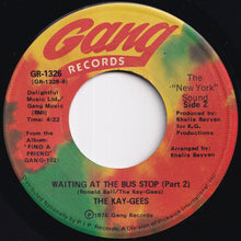 画像をギャラリービューアに読み込む, Kay-Gees - Waiting At The Bus Stop (Part 1) / (Part 2) (7 inch Record / Used)