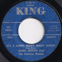 Load image into Gallery viewer, James Brown & The Famous Flames - It's A Man's Man's Man's World / Is It Yes Or Is It No? (7 inch Record / Used)