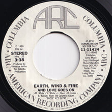 画像をギャラリービューアに読み込む, Earth, Wind & Fire - And Love Goes On / And Love Goes On (7 inch Record / Used)