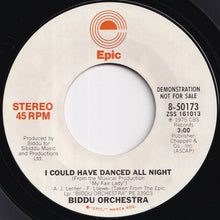 画像をギャラリービューアに読み込む, Biddu Orchestra - I Could Have Danced All Night (Stereo) / (Mono) (7 inch Record / Used)