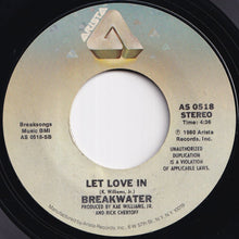 画像をギャラリービューアに読み込む, Breakwater - Splashdown Time / Let Love In (7 inch Record / Used)