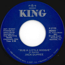 Load image into Gallery viewer, Jack Dupree - Rub A Little Boogie / Let The Doorbell Ring (7 inch Record / Used)