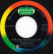 画像をギャラリービューアに読み込む, Tyrone Davis - Turn Back The Hands Of Time / I Keep Coming Back (7 inch Record / Used)