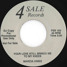 Load image into Gallery viewer, Marcia Hines / Who-Dun-It - Your Love Still Brings Me To My Knees / Marla’s Memory Lane (7 inch Record / Used)