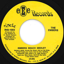 画像をギャラリービューアに読み込む, Embers - Embers Beach Medley / Cheaters Never Win (7 inch Record / Used)