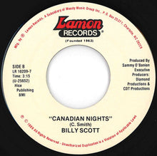 画像をギャラリービューアに読み込む, Billy Scott - Big Rear Window / Canadian Nights (7 inch Record / Used)