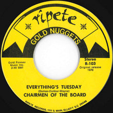 画像をギャラリービューアに読み込む, Chairmen Of The Board - Give Me Just A Little More Time / Everything's Tuesday (7 inch Record / Used)