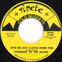 画像をギャラリービューアに読み込む, Chairmen Of The Board - Give Me Just A Little More Time / Everything's Tuesday (7 inch Record / Used)