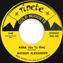 Load image into Gallery viewer, Arthur Alexander - Anna (Go To Him) / You Better Move On (7 inch Record / Used)