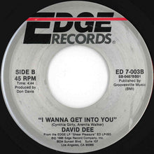 画像をギャラリービューアに読み込む, David Dee - On Your Way Fishing / I Wanna Get Into You (7 inch Record / Used)