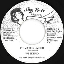 Load image into Gallery viewer, Weekend - Private Number / Private Number (7 inch Record / Used)