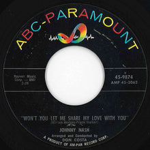 画像をギャラリービューアに読み込む, Johnny Nash - A Very Special Love / Won't You Let Me Share My Love With You (7 inch Record / Used)