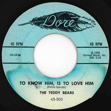 画像をギャラリービューアに読み込む, Teddy Bears - To Know Him, Is To Love Him / Don't You Worry My Little Pet (7 inch Record / Used)
