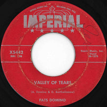 画像をギャラリービューアに読み込む, Fats Domino - Valley Of Tears / It's You I Love (7 inch Record / Used)