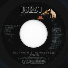 画像をギャラリービューアに読み込む, Pointer Sisters - All I Know Is The Way I Feel (Remix) / Translation (7 inch Record / Used)