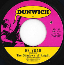 画像をギャラリービューアに読み込む, Shadows Of Knight - Oh Yeah / Light Bulb Blues (7 inch Record / Used)