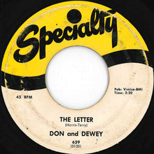 画像をギャラリービューアに読み込む, Don And Dewey - Koko Joe / The Letter (7 inch Record / Used)