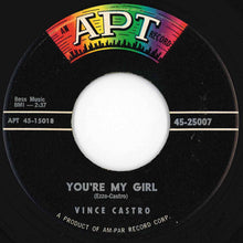 画像をギャラリービューアに読み込む, Vince Castro - Bong Bong (I Love You Madly) / You're My Girl (7 inch Record / Used)