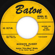 画像をギャラリービューアに読み込む, Noble Thin Man Watts & His Rhythm Sparks - Hard Times (The Slop) / I'm Walkin' The Floor Over You (7 inch Record / Used)