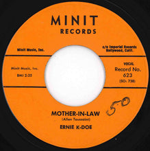 Load image into Gallery viewer, Ernie K-Doe - Mother-In-Law / Wanted, $10,000.00 Reward (7 inch Record / Used)