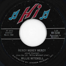 画像をギャラリービューアに読み込む, Willie Mitchell - Soul Serenade / Mercy Mercy Mercy (7 inch Record / Used)