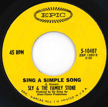 画像をギャラリービューアに読み込む, Sly & The Family Stone - Everyday People / Sing A Simple Song (7 inch Record / Used)