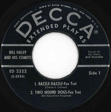 画像をギャラリービューアに読み込む, Bill Haley And His Comets - Razzle-Dazzle; Two Hound Dogs / Burn That Candle; Rock-A-Beatin' Boogie (7 inch Record / Used)