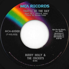 画像をギャラリービューアに読み込む, Buddy Holly, Crickets - That'll Be The Day / I'm Lookin' For Someone To Love (7 inch Record / Used)