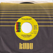 画像をギャラリービューアに読み込む, Esther Phillips - For All We Know / Fever (7 inch Record / Used)