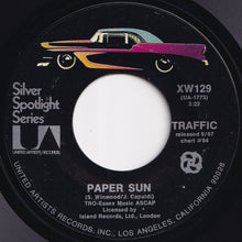 画像をギャラリービューアに読み込む, Traffic - Paper Sun / Empty Pages (7 inch Record / Used)