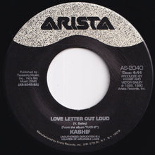 画像をギャラリービューアに読み込む, Kashif - Love Letter Out Loud / Love Letter Out Loud (7 inch Record / Used)