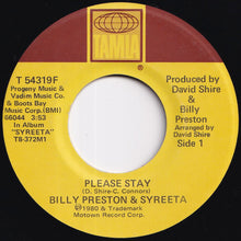 画像をギャラリービューアに読み込む, Billy Preston & Syreeta - Please Stay / Signed, Sealed, Delivered (I'm Yours) (7 inch Record / Used)