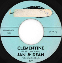 画像をギャラリービューアに読み込む, Jan & Dean - Clementine / You're On My Mind (7 inch Record / Used)