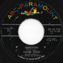 画像をギャラリービューアに読み込む, Lloyd Price And His Orchestra - Question / If I Look A Little Blue (7 inch Record / Used)