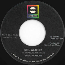 画像をギャラリービューアに読み込む, O'Kaysions - Girl Watcher / Deal Me In (7 inch Record / Used)