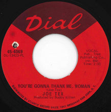 画像をギャラリービューアに読み込む, Joe Tex - Men Are Gettin' Scarce / You're Gonna Thank Me, Woman (7 inch Record / Used)