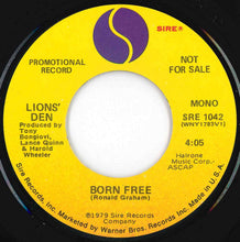 画像をギャラリービューアに読み込む, Lion's Den - Born Free (Stereo) / (Mono) (7 inch Record / Used)
