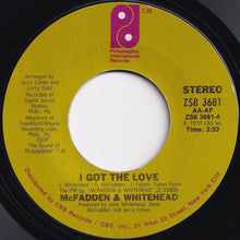 画像をギャラリービューアに読み込む, McFadden & Whitehead - Ain't No Stoppin' Us Now / I Got The Love (7 inch Record / Used)