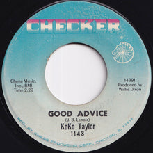 画像をギャラリービューアに読み込む, Koko Taylor - Good Advice / Tell Me The Truth (7 inch Record / Used)