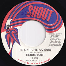 画像をギャラリービューアに読み込む, Freddie Scott - Run Joe / He Ain't Give You None (7 inch Record / Used)