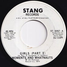 画像をギャラリービューアに読み込む, Moments, Whatnauts - Girls (Part I) / Girls (Part I) (7 inch Record / Used)