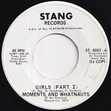 画像をギャラリービューアに読み込む, Moments, Whatnauts - Girls (Part I) / Girls (Part I) (7 inch Record / Used)