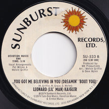 画像をギャラリービューアに読み込む, Leonard (Lil' Man) Kaigler - I Think It's A Big One Coming / You Got Me Believing In You (Dreamin' 'Bout You) (7 inch Record / Used)