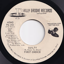画像をギャラリービューアに読み込む, First Choice - Guilty (Stereo) / (Mono) (7 inch Record / Used)