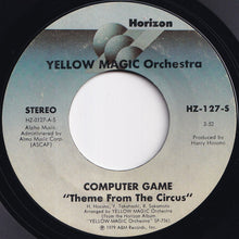 Load image into Gallery viewer, Yellow Magic Orchestra - Computer Game (Theme From The Circus) / Yellow Magic (Tong Poo) (7 inch Record / Used)